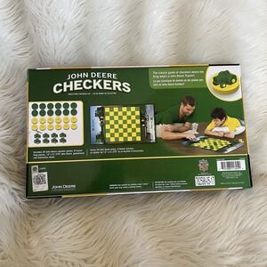 John‎ Deere Yellow & Green Checkers Set #LP46429